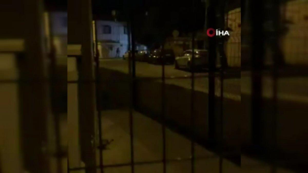 Hatay'da kaçan teröristin vurulma anı