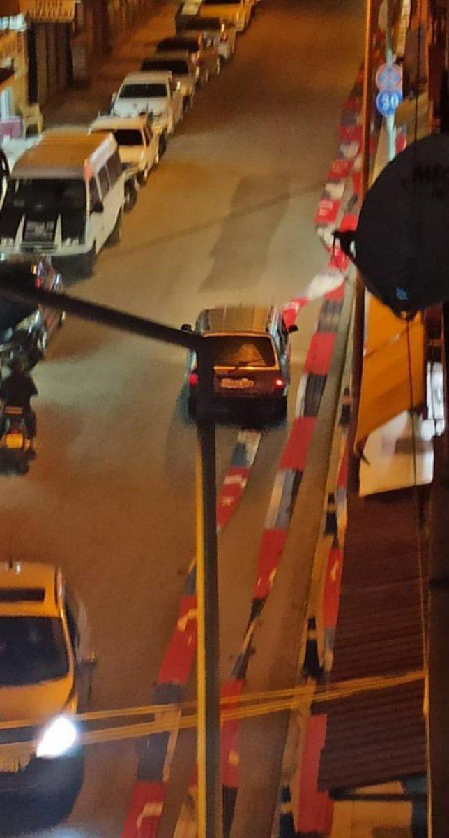 Manisa'da yere serilen bayrak tepki çekti