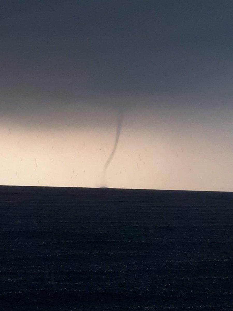 Tekirdağ'da hortum görüntülendi