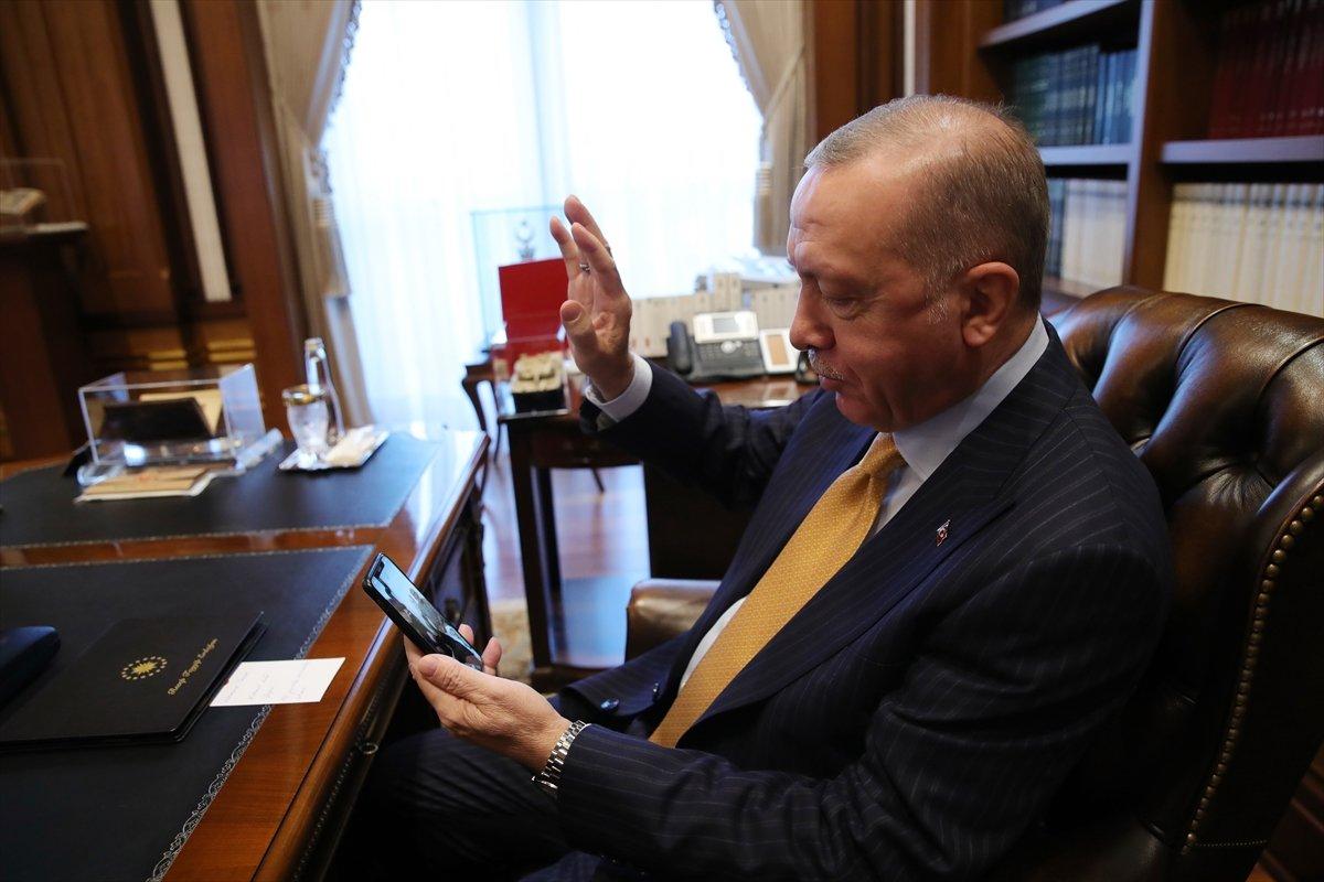 Cumhurbaşkanı Erdoğan'dan 120 yaşında koronayı yenen Menica Nine'ye telefon