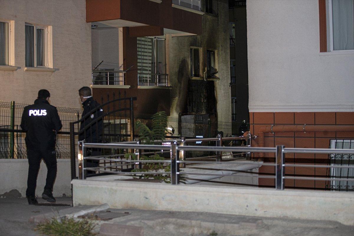 Ankara'da bir dairede doğalgaz patlaması meydana geldi