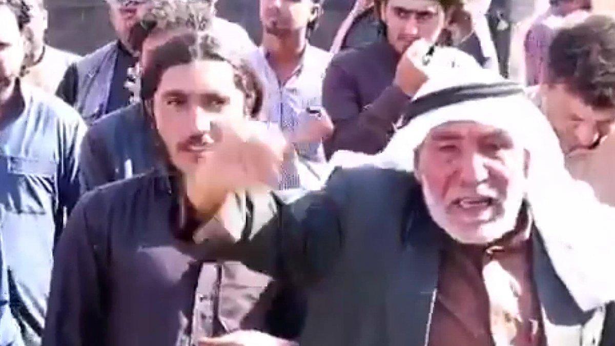 Suriye'de terör örgütü PKK işgali altındaki kasabada halk isyanı