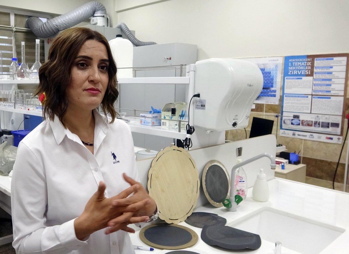 Oltu taşından fire vermeyen sistem üretildi