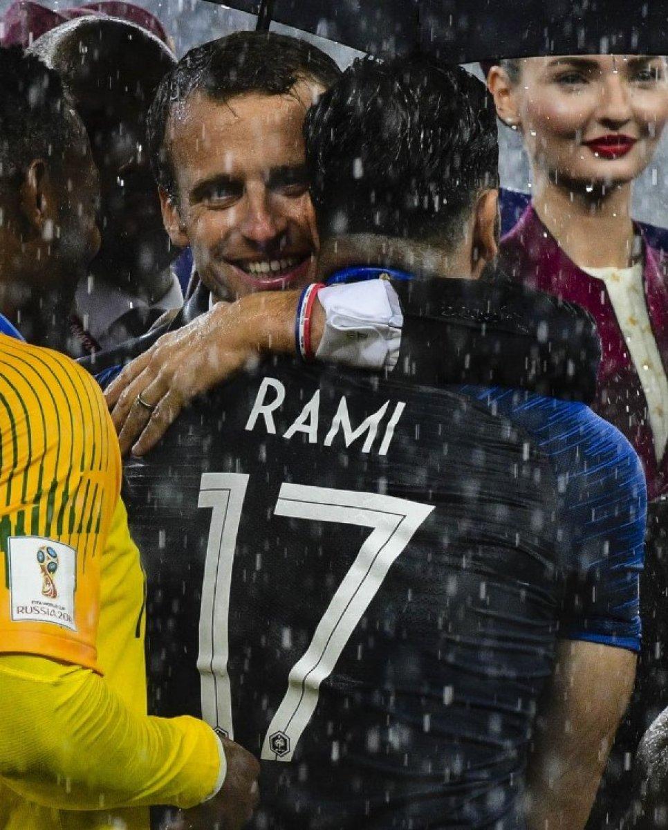 Adil Rami'den Macron'a tepki: Bizi pisliğe itiyorsun