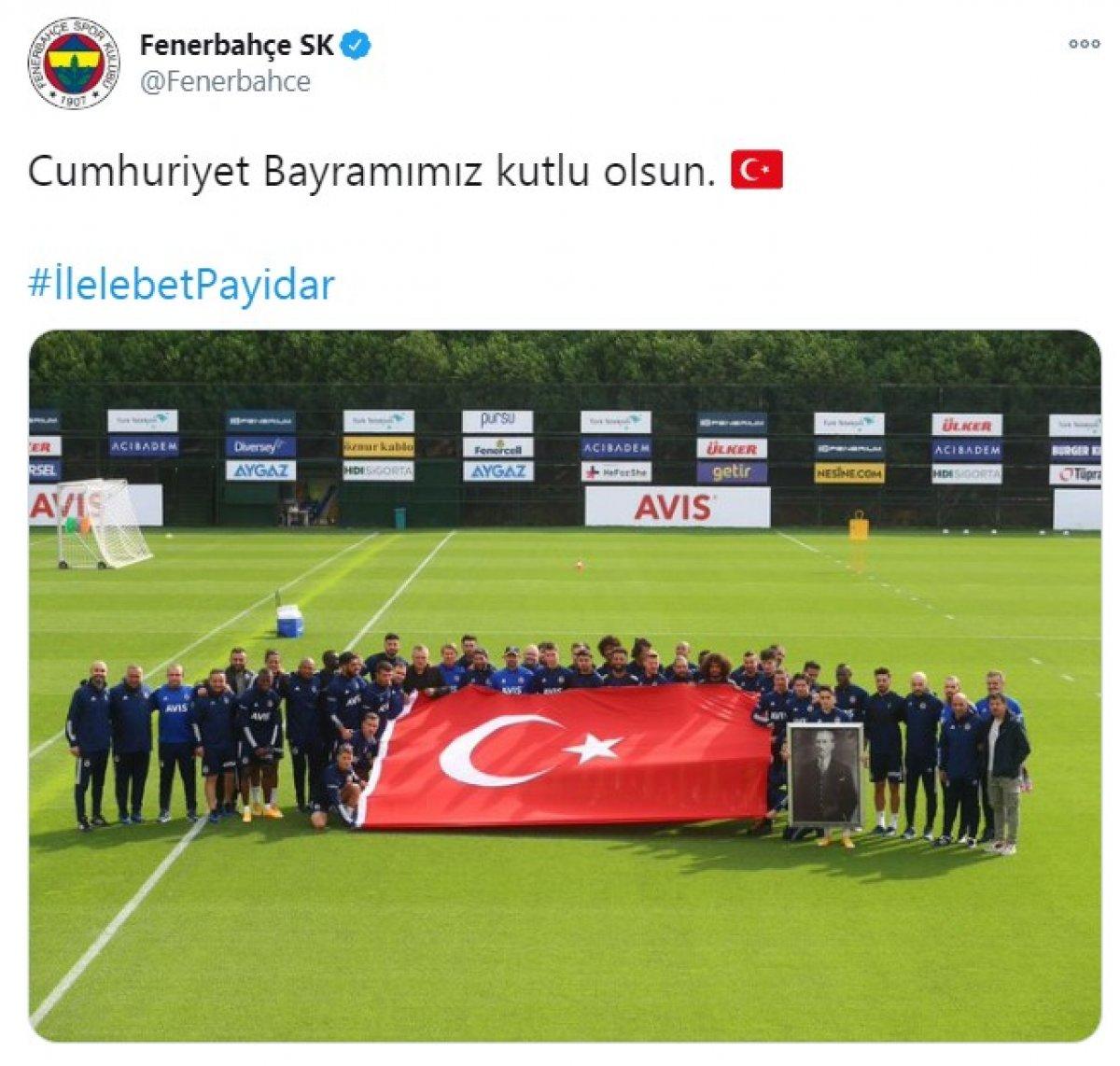 4 büyüklerden Cumhuriyet Bayramı paylaşımı
