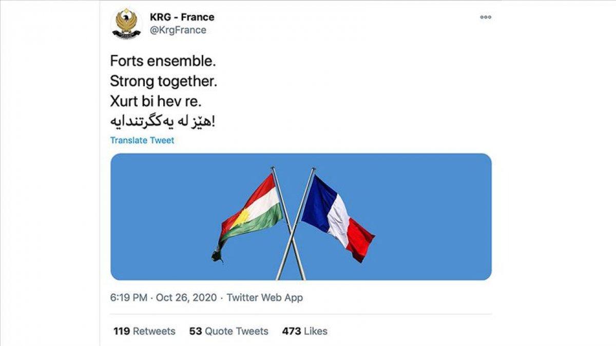 Kuzey Iraklı vekillerden Fransa'ya destek ziyareti