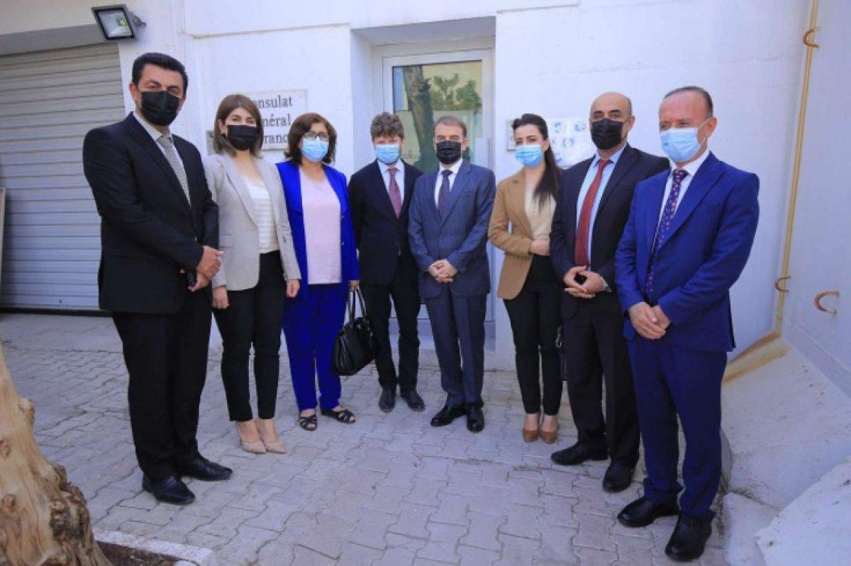 Kuzey Iraklı vekillerden Fransa'ya destek ziyareti