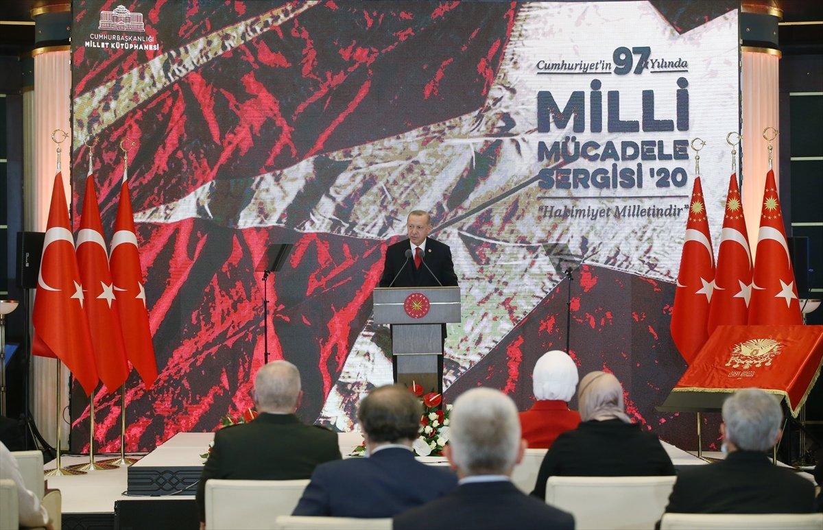 Cumhurbaşkanı Erdoğan: Türk milletinin istiklal mücadelesi bitmeyecek