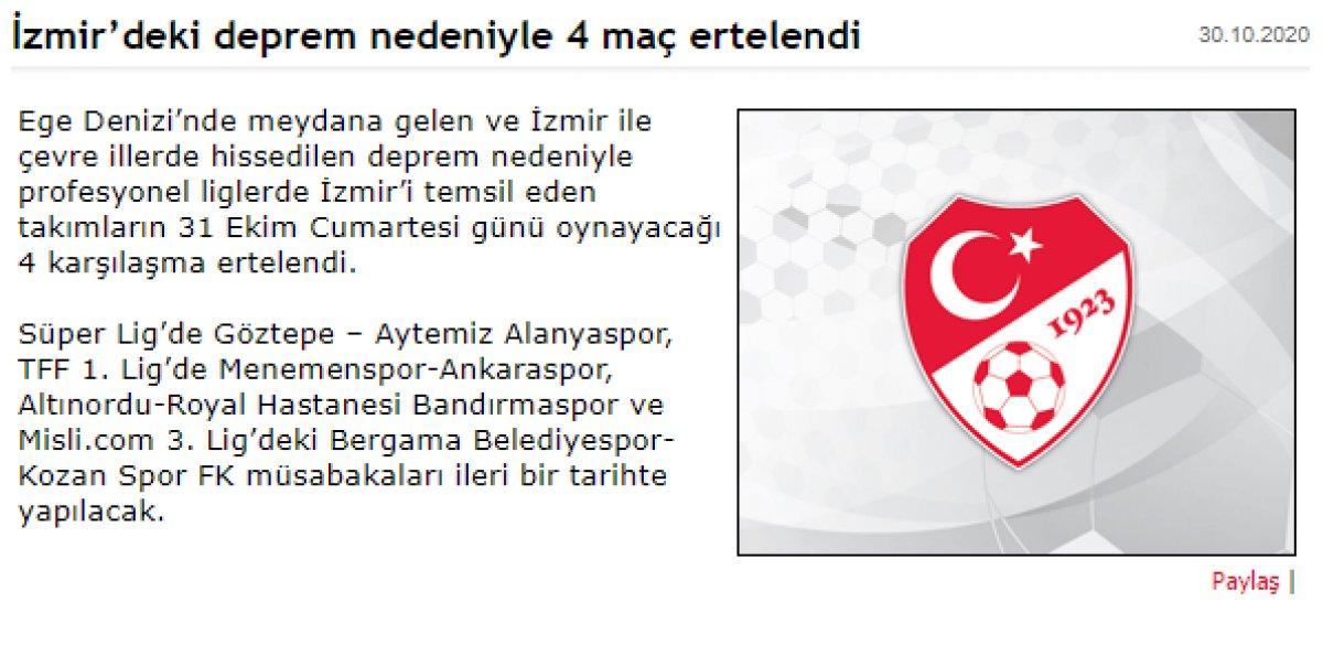 Göztepe-Alanyaspor maçı iptal edildi