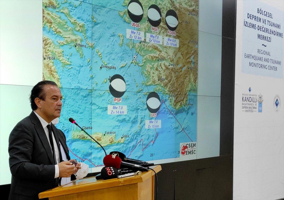 Kandilli Rasathanesi: Depremin büyüklüğü 6.9