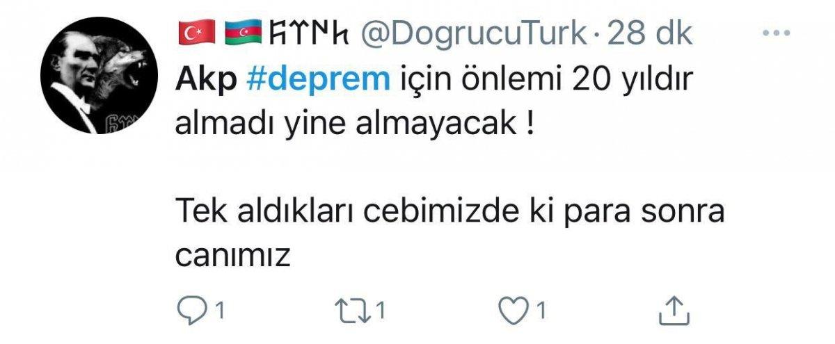 Emniyet, depremle ilgili nefret tweetleri atanları araştırıyor