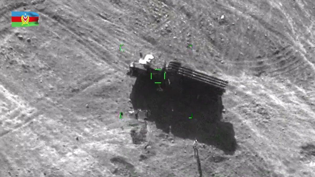 Ermenistan’ın Berde saldırısında kullandığı “Smerch” roket atar sistemi yok edildi