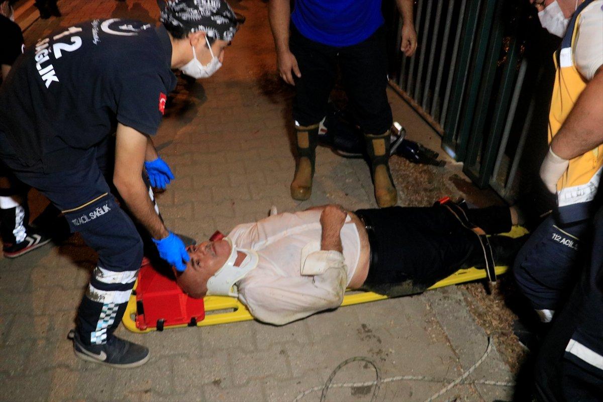 Adana'da su kanalına düşen vatandaş kurtarıldı