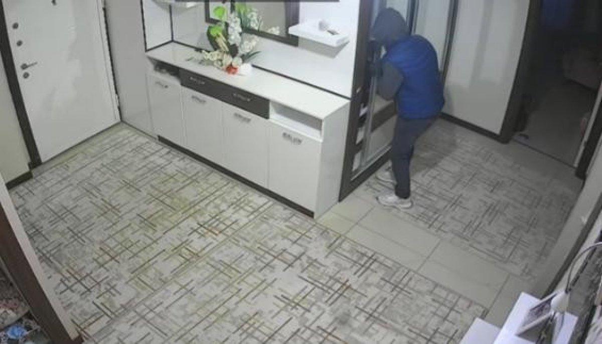 Diyarbakır'da bir eve giren hırsız ev sahibini gördü, hırsızlığa devam etti