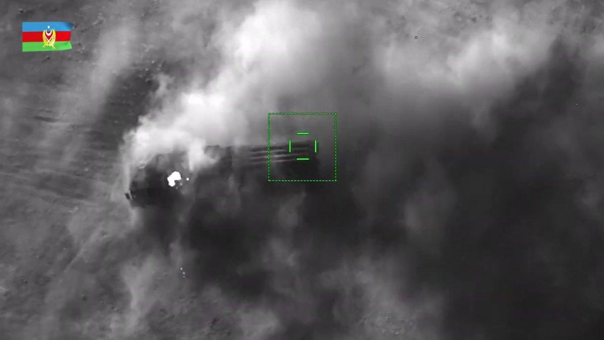 Ermenistan’ın Berde saldırısında kullandığı “Smerch” roket atar sistemi yok edildi