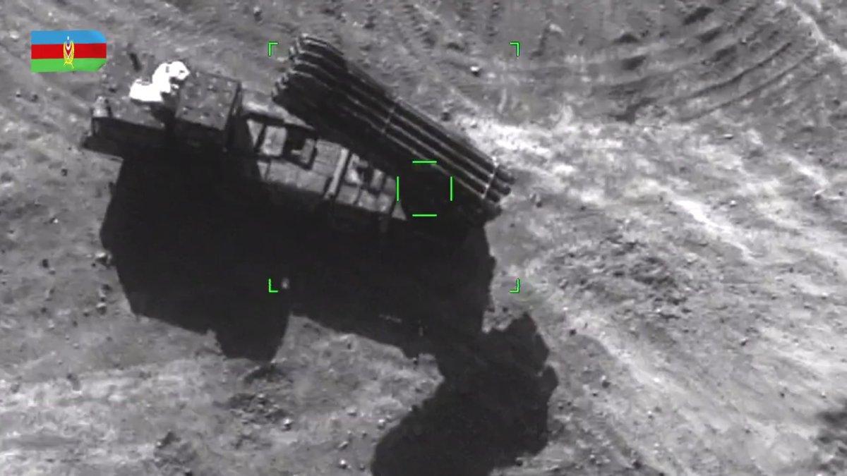 Ermenistan’ın Berde saldırısında kullandığı “Smerch” roket atar sistemi yok edildi