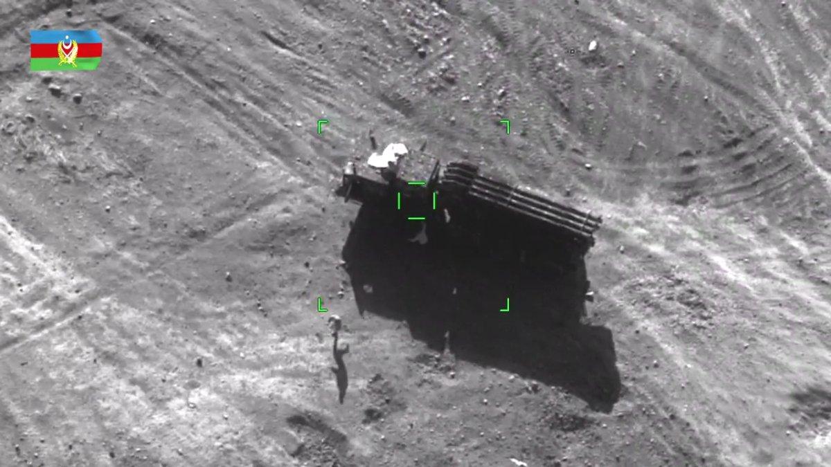 Ermenistan’ın Berde saldırısında kullandığı “Smerch” roket atar sistemi yok edildi