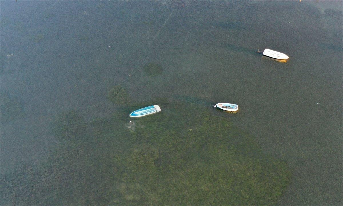 Depremin merkez üssü Seferihisar havadan görüntülendi