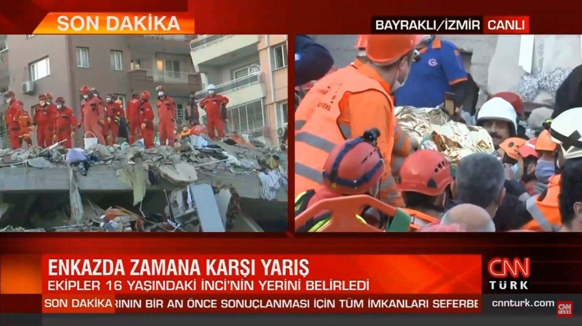 İzmir'de 16 yaşındaki İnci ve köpeği kurtarıldı