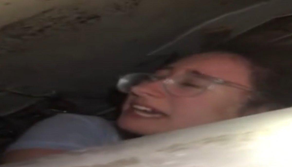 İnci'nin enkaz altından kurtarılma anı