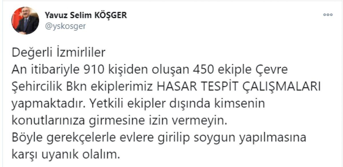 İzmir Valisi'nden hırsızlıklara karşı soygun uyarısı