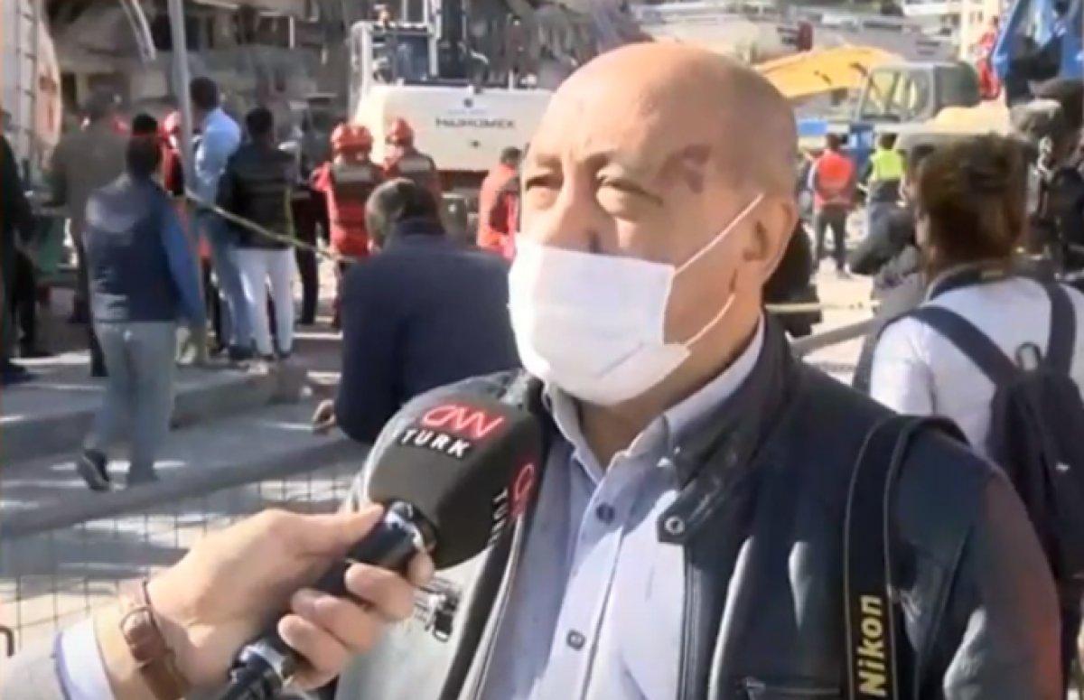 İzmir'de yıkılan Rıza Bey Apartmanı'nın yapımındaki malzemeler incelendi