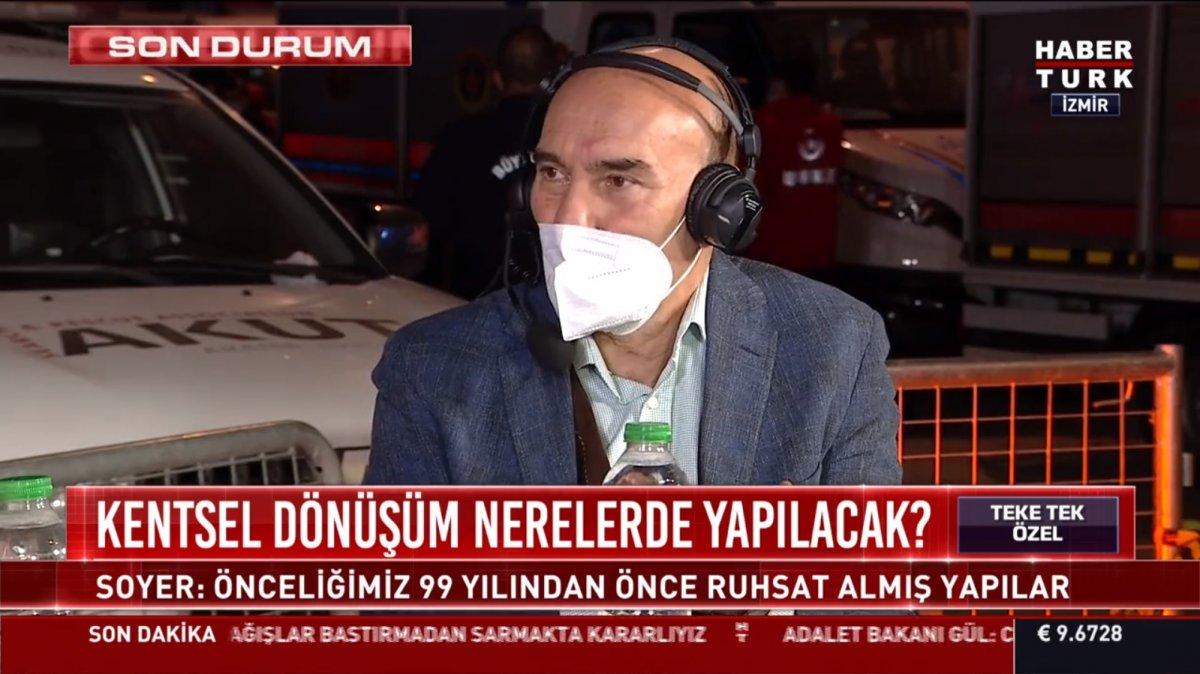 Tunç Soyer: Binaların kolonlarını kesmişler