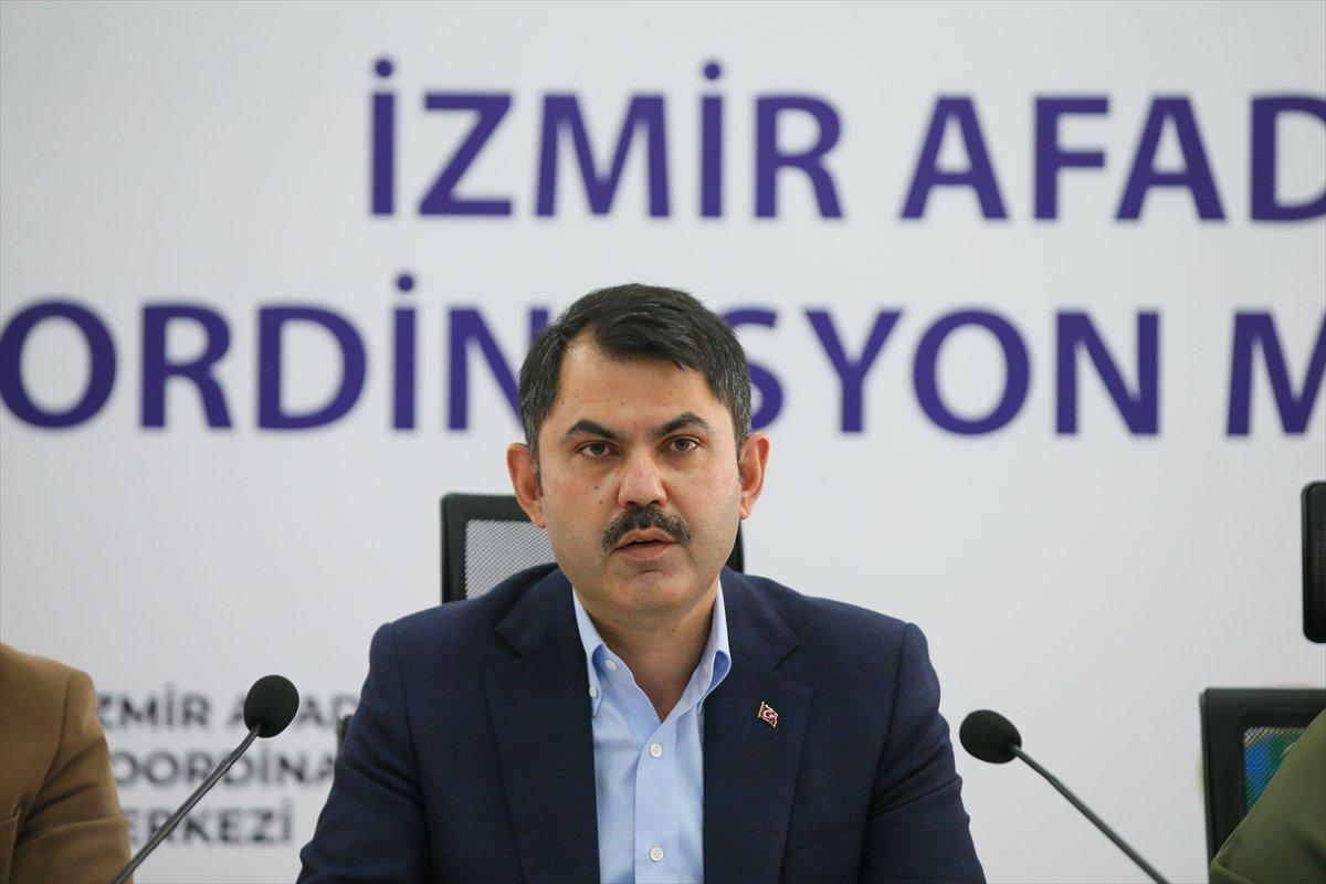 Murat Kurum: Acil, ağır hasarlı ve yıkık bina sayımız 58'e ulaştı