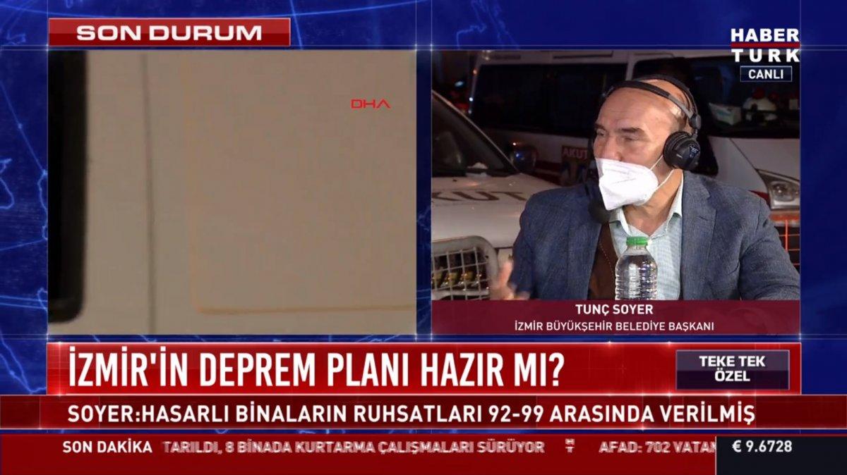 Tunç Soyer: Binaların kolonlarını kesmişler