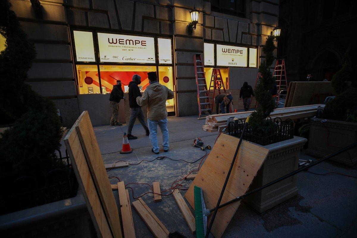 ABD'de mağazaların seçim önlemi