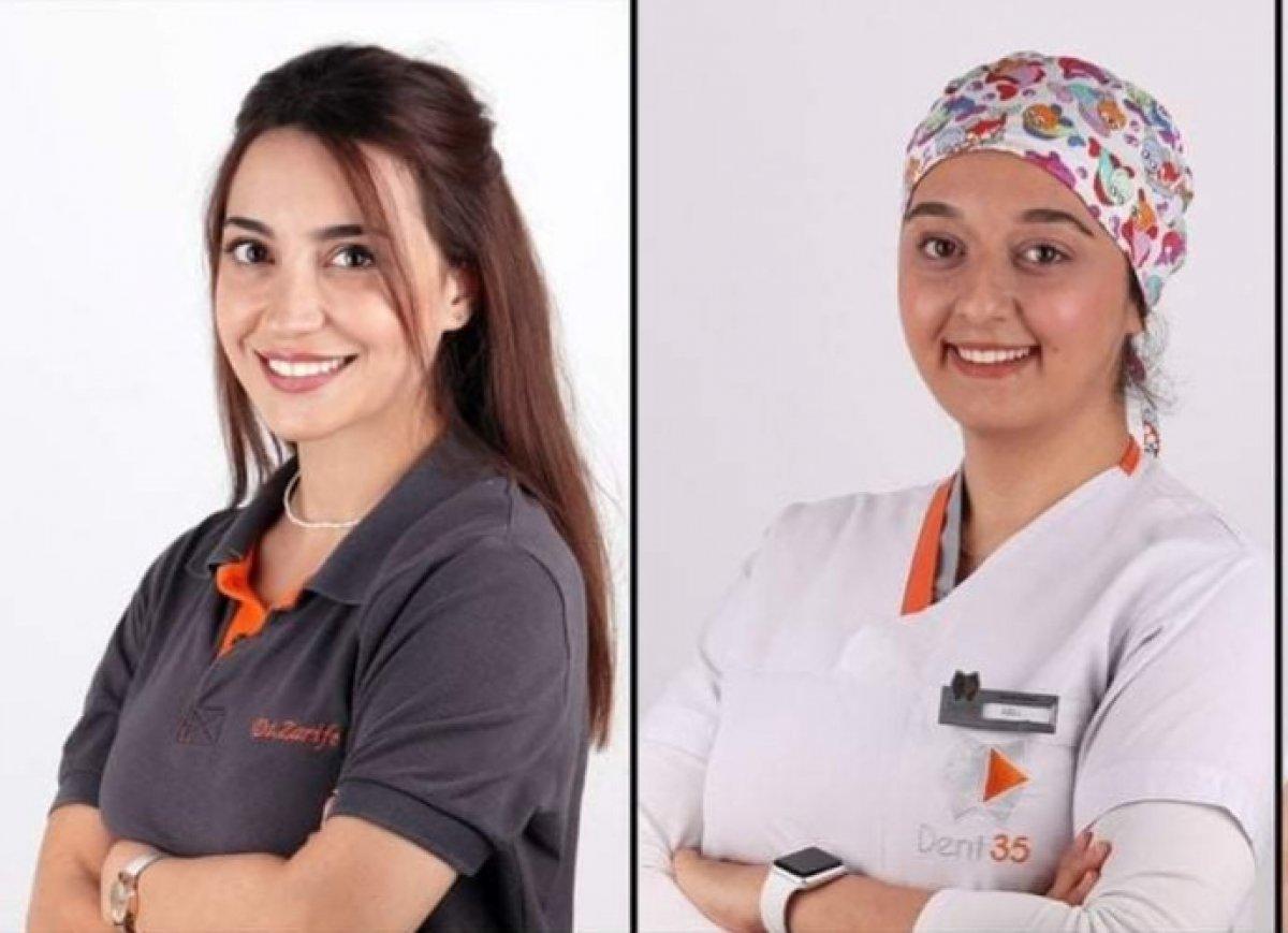 İzmir'de bulunan Rıza Bey Apartmanı'ndaki diş hekiminden iki kadın cesedi çıkartıldı