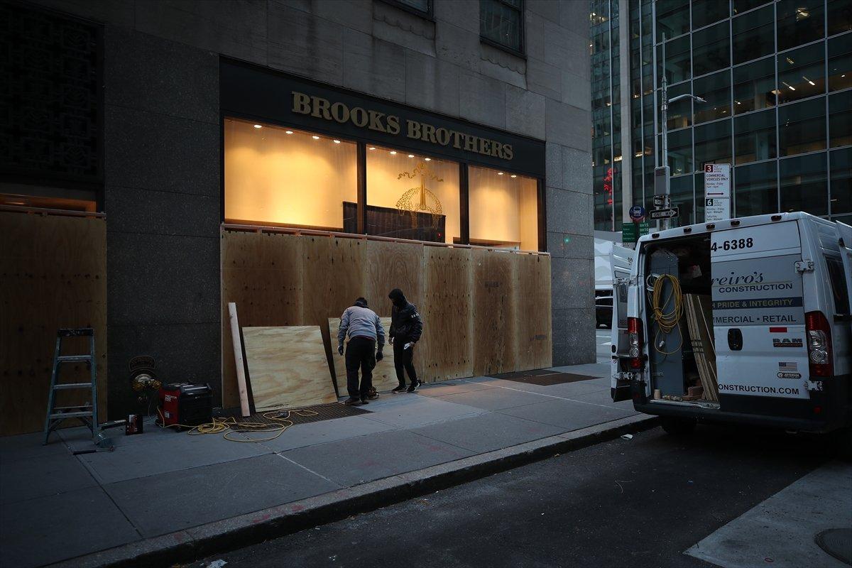 ABD'de mağazaların seçim önlemi