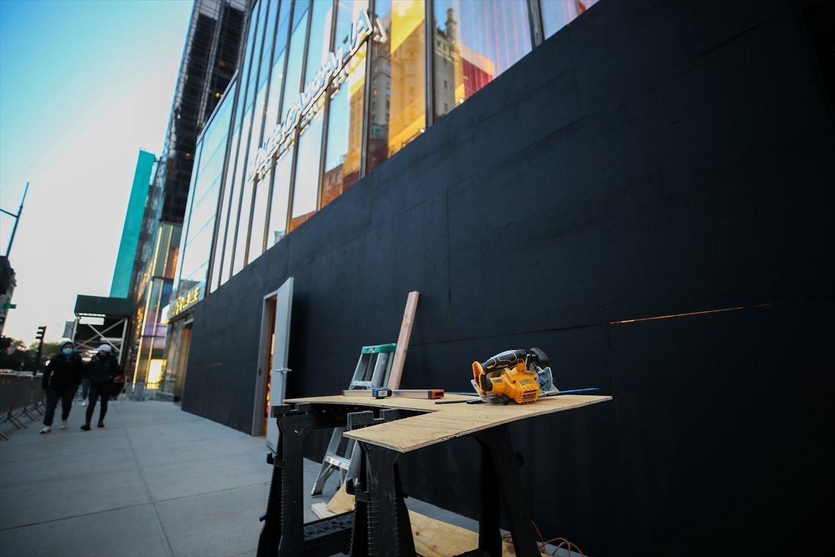 ABD'de mağazaların seçim önlemi