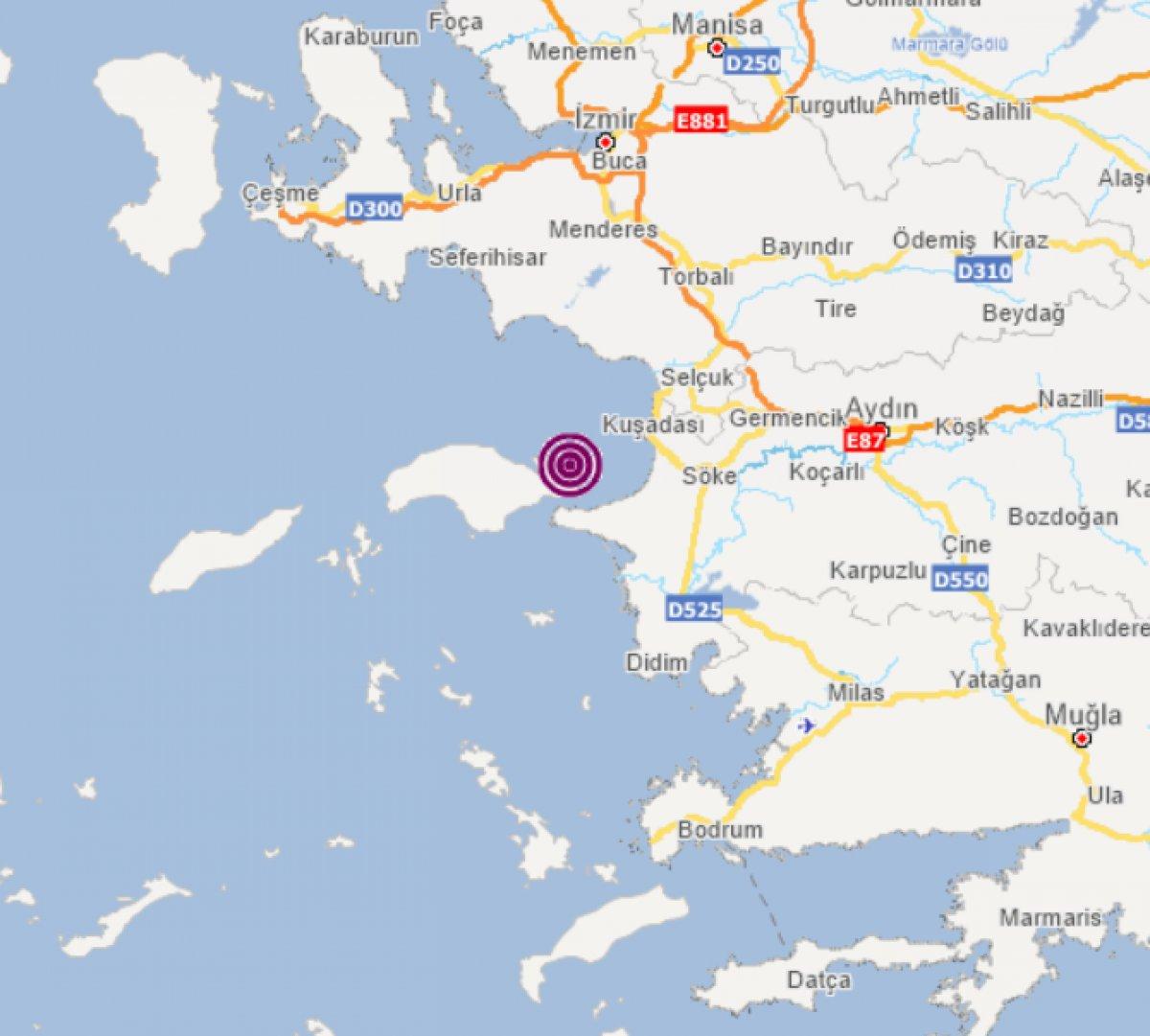 Aydın’da 4.0 büyüklüğünde deprem