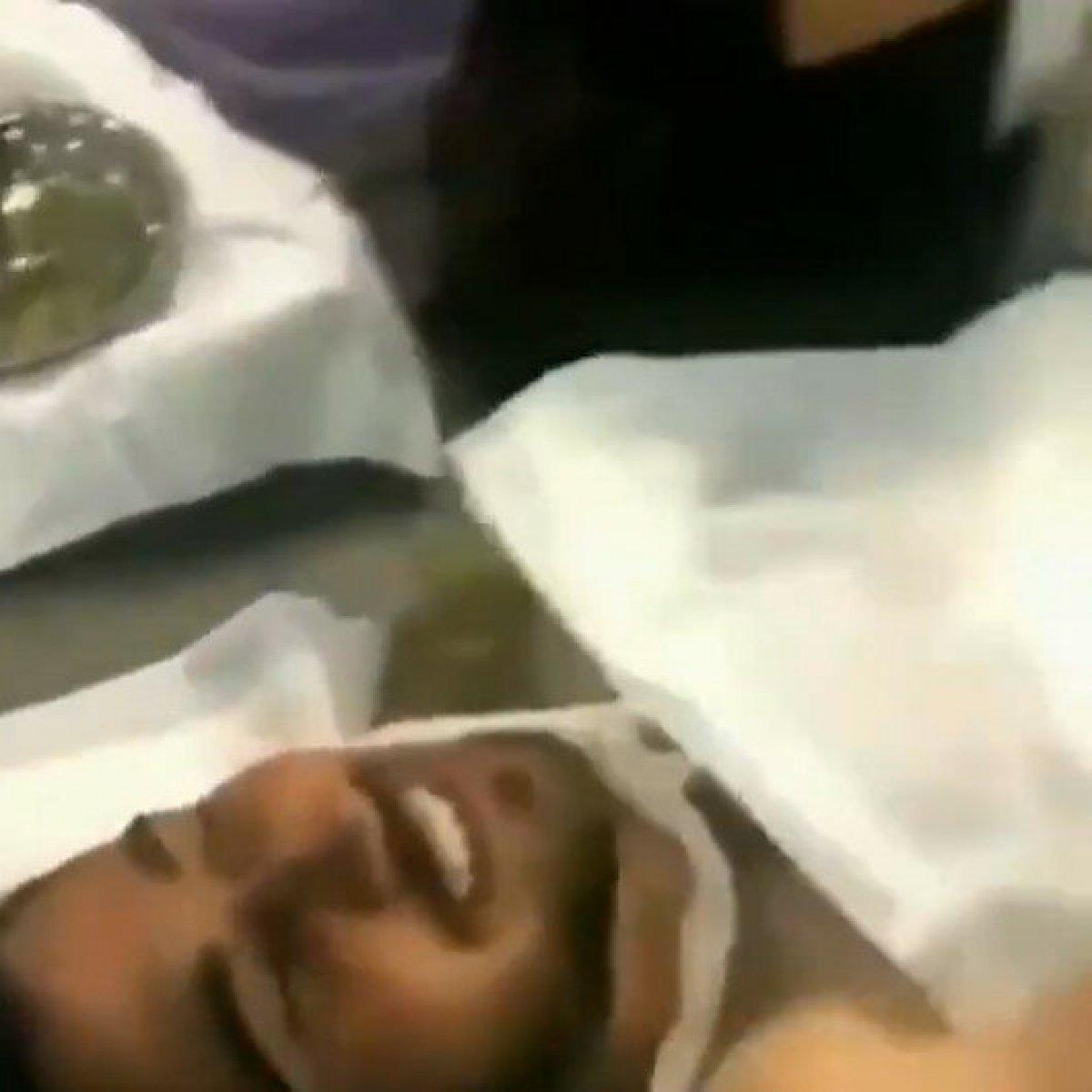 Dağlık Karabağ'da yaralı Azerbaycan askeri, Karabağ türküsü söyledi