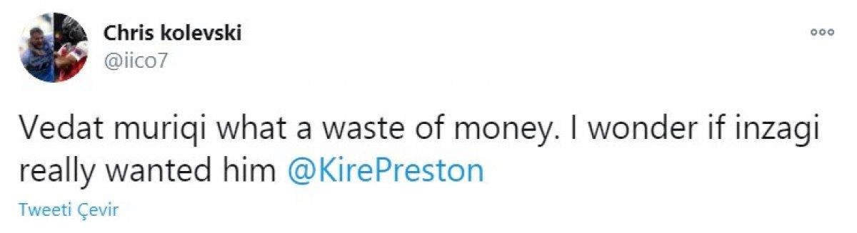 İtalyanlar Vedat Muriç'i eleştirdi