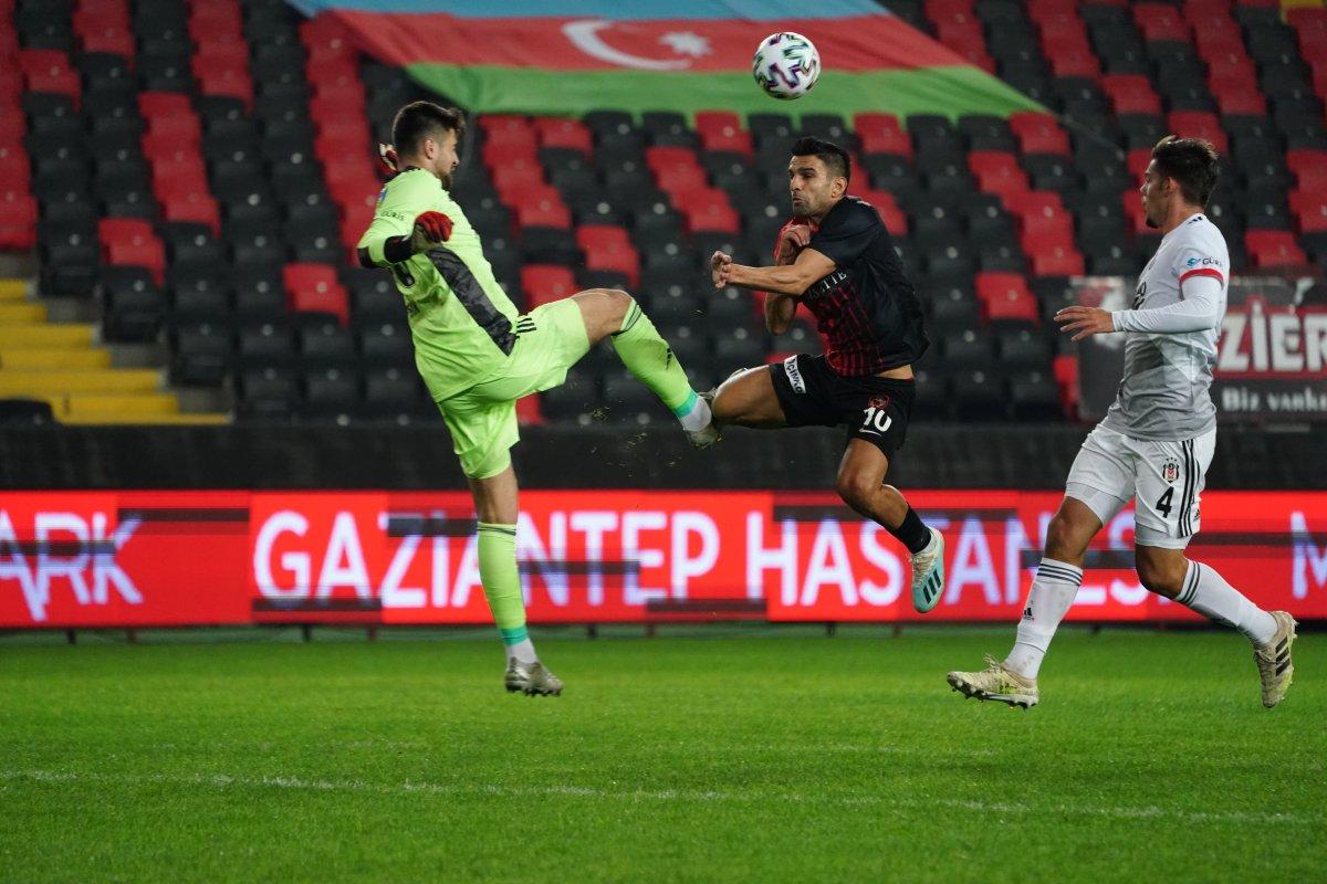 Beşiktaş, Gaziantep FK deplasmanından puansız döndü