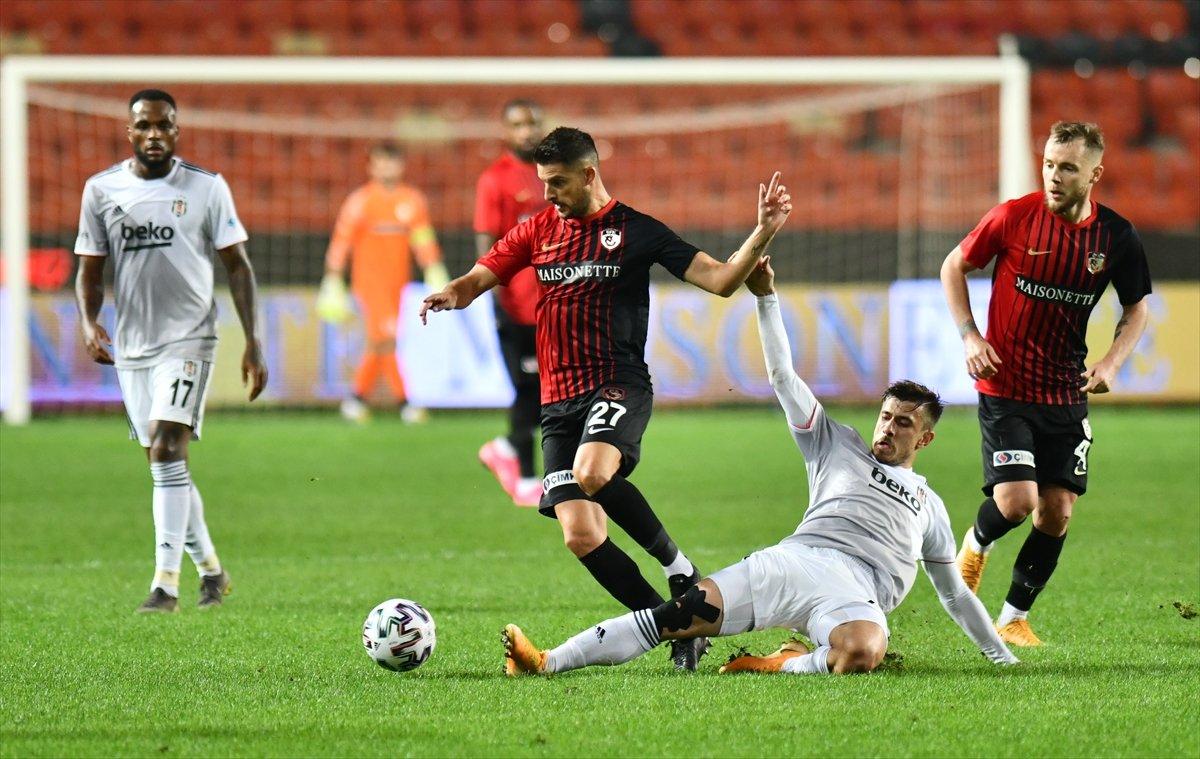 Beşiktaş, Gaziantep FK deplasmanından puansız döndü