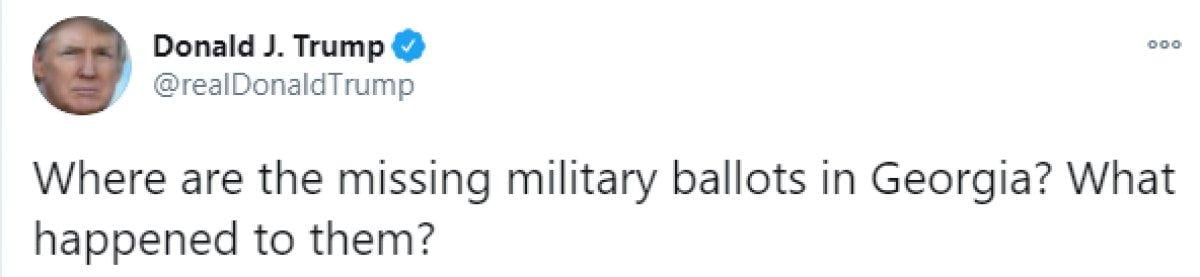 Donald Trump: Georgia'daki kayıp askeri oy pusulaları nerede