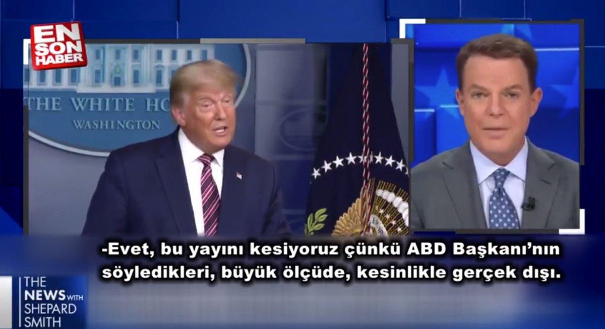 ABD kanalları Trump’ın canlı yayın konuşmasını kesti