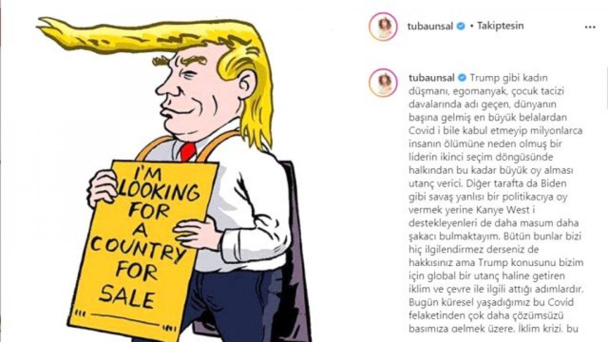 Tuba Ünsal, Trump'a oy verenleri eleştirdi