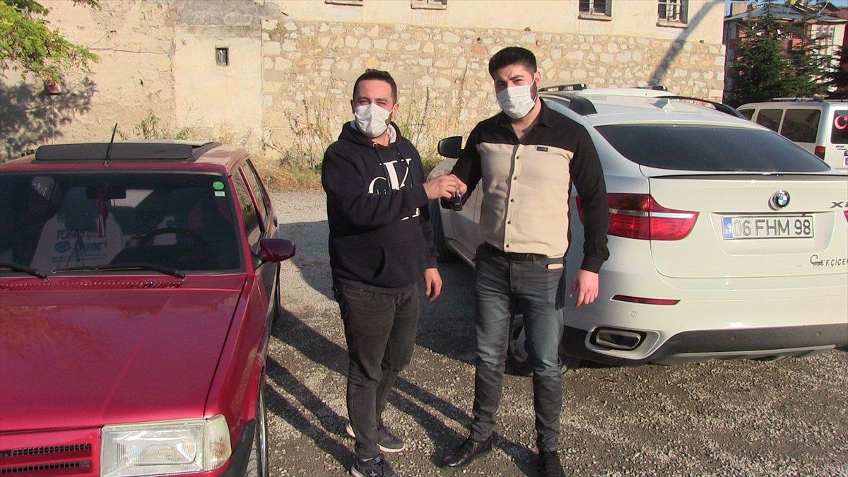 Kahramanmaraş'ta, hurda araca bakım yapan esnaf, aracı 10 katına sattı