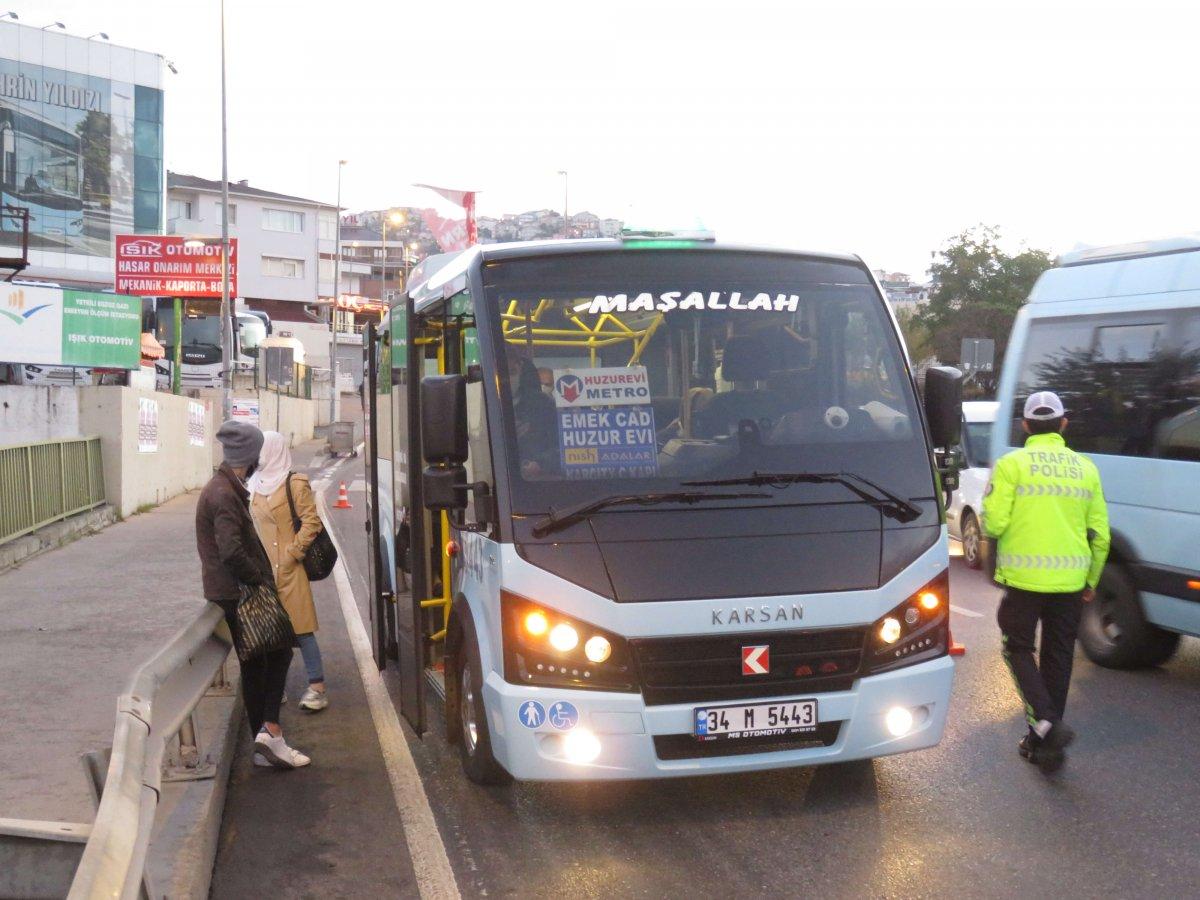 Maltepe minibüs denetim