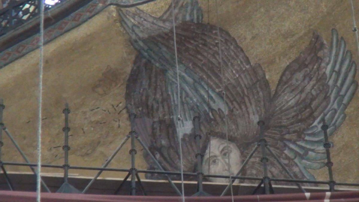 Ayasofya'da 7 yıldır bulunan iskele sökülüyor