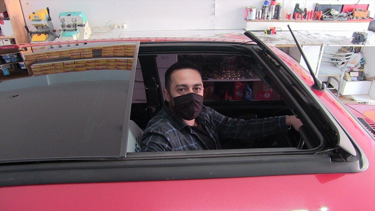 Kahramanmaraş'ta, hurda araca bakım yapan esnaf, aracı 10 katına sattı