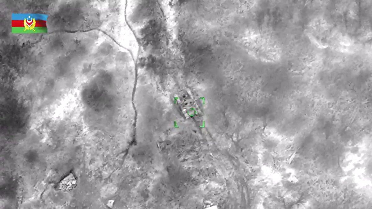 Ermenistan askerlerini SİHA tek atışta etkisiz hale getirdi