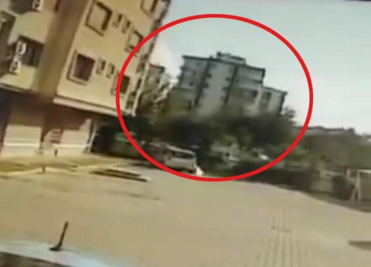 İzmir’deki Yağcıoğlu Apartmanı’nın yıkılma anı