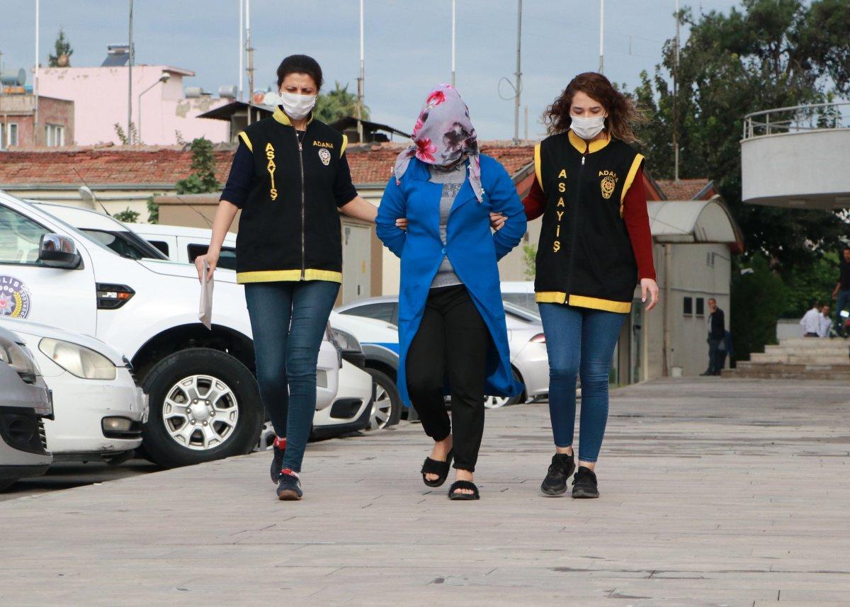Adana'da sevgilisiyle kara çarşaf giydi, kocasının kuzenin altınlarını gasbetti