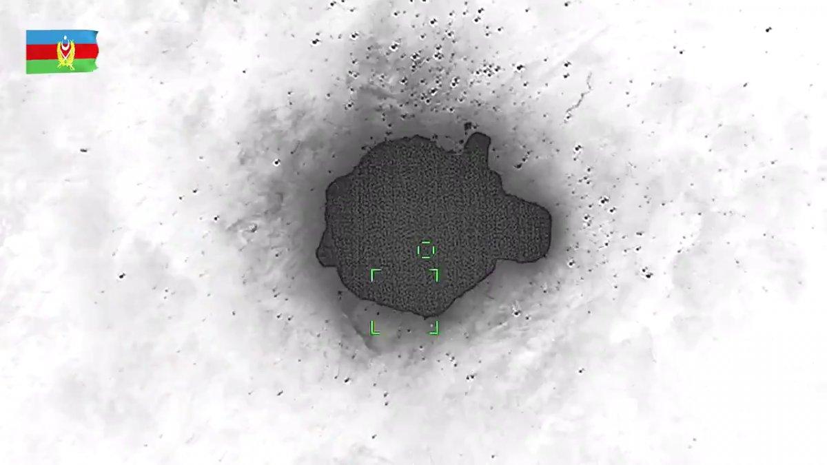 Ermenistan askerlerini SİHA tek atışta etkisiz hale getirdi