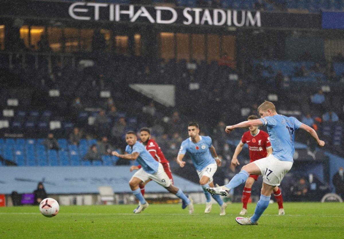 Manchester City ile son şampiyon Liverpool, 1-1 berabere kaldı